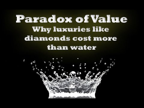 Paradox of value - Economics explained