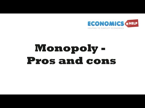 Monopoly - Pros and cons