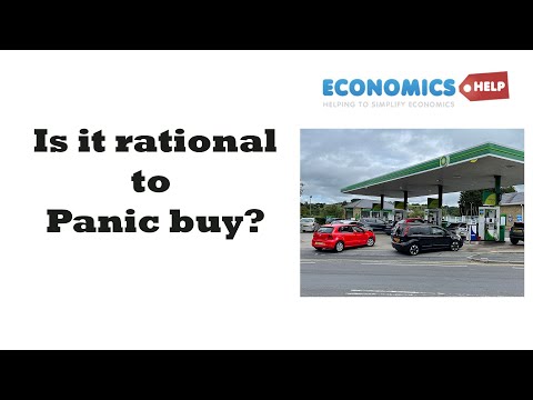 The economics of panic buying