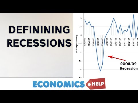 Defining a Recession - and why it can be controversial