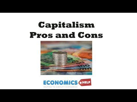 Capitalism - pros and cons