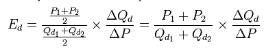 arc elasticity