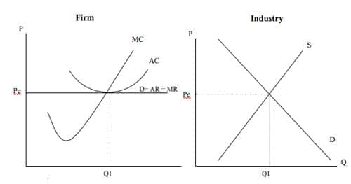 perfect competition market structure